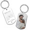 Love Faith - Unser Tag Paar-Schlüsselanhänger – Personalisiert mit Ihrem Foto, Datum & Namen – Ein einzigartiges Symbol Ihrer Liebe!