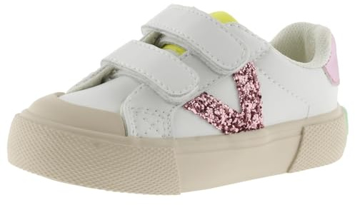 victoria Sneaker Tribu Lederoptik & MetallEinsätzen & Doppel-Klettverschluss 1065190 für Mädchen Petalo 31
