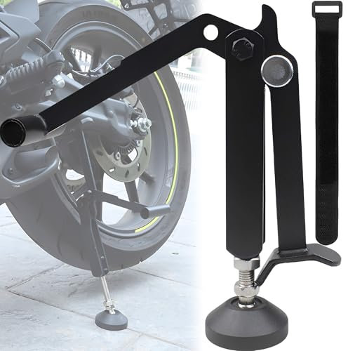 CHSG Motorcycle Maintenance Stand, Plegado y Portátil, Antideslizante y Duradero, Elevador Moto, Gato Moto, Soporte De Limpieza De Cadena De Ruedas Portátil, Para La Mayoría De Motocicletas,Bicicletas