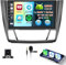 Inefala Android 15 Radio für BMW 1 Series E81 E82 E87 E88 2008-2012 mit Wireless CarPlay 4+64G, 9 Zoll Bildschirm mit Android Auto DAB HiFi 59UI FM RDS GPS Bluetooth WiFi SWC AHD Rückfahrkamera