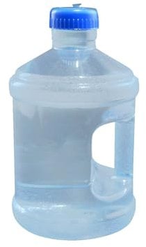 FSLLWGWG Trinkflasche,Wasserspender Wiederverwendbarer Reine Wasserflasche Mineralwasserflasche Tragbarer Eimer mit Griff (3L)