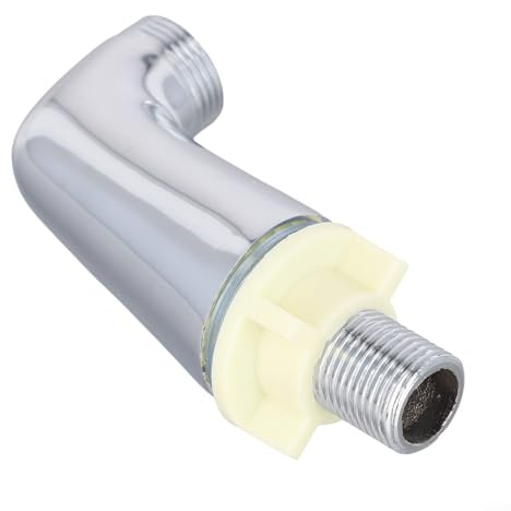 Gdfnmogo Verchromter Badewanneneinfüller, Duscharmatur, Wasserhahn, Adapter, Verlängerung, massives Messing, Wand-zu-Deck-Montage-Konverter für Badewannen- und Duscharmaturen