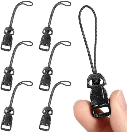 WHAMVOX 10pcs Quick Release Camera Strap Connector Buckle Set with Mini Qd Loops, Thickened Adapter for Dslr and Mirrorless Cameras, Suitable for Rapid Strap Replacement