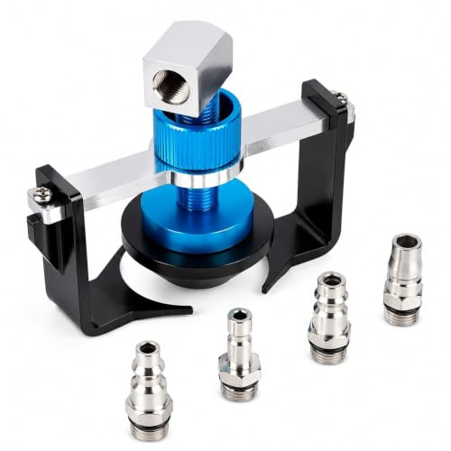 Adapter Bremsflüssigkeitsbehälter - 22-58mm Bremsenentlüftungsgerät Adapter mit 4 Schnellkupplungen (EU/US/Metrisch/Japanisch) für Buick, Cadillac, Chevrolet, Mazda, Honda, Toyota etc