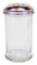 12oz Dredger Shaker Glass / Steel for Sugar Flour Cappuccino Chocolate