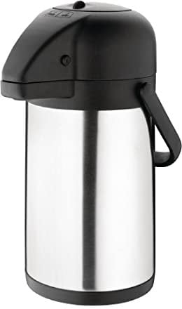 Olympia Pump Action Airpot 320X150mm 19 L Teapot Thermos Flask - New Features