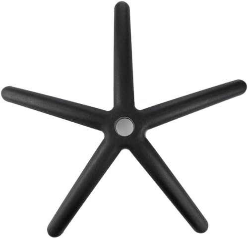 Techly 028641 Base di ricambio per sedia da Ufficio Nero