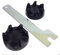 Acopladores de embrague de goma para licuadora de repuesto LKS (2) y una herramienta de husillo SA9704230. Compatible con los modelos Kitchenaid que comienzan con 5KSB3, KSB3, KSB5, 5KSB52 y 5KSB5