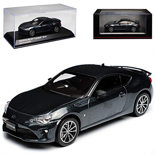 Kyosho T*o*y*o*t*a GT86 86 Dunkel Grau Metallic Ab 2012 Ab Facelift 2016 1/43 Modell Auto