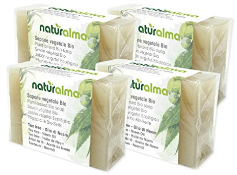 TEA TREE AND NEEM OIL ORGANIC SOAP KIT 4 pcs - Naturalma