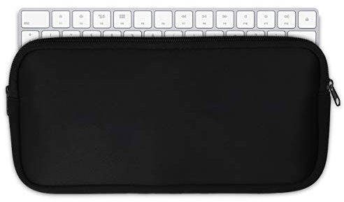 kwmobile Tastatur-Hülle kompatibel mit Apple Magic Keyboard - Neopren Schutzhülle Case Tasche für Tastatur - Neoprentasche für Keyboard - Schwarz