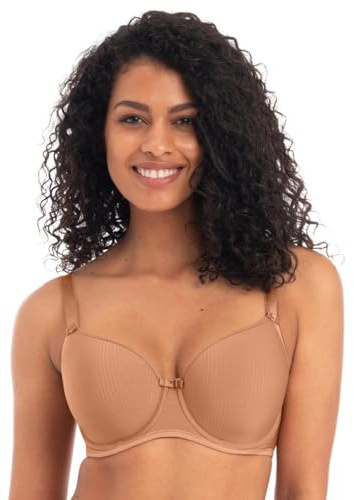 Freya Damen Women’s Idol Underwire Molded Bra T-Shirt-BH, Undurchsichtige, CIN, 36GG