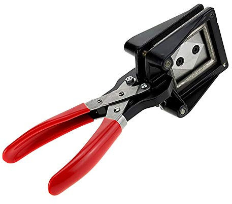 Fotoschneider, Fotoschneider, Passausweis, Führerschein, Fotoschneider, Bildstanzer, 35 mm x 45 mm, quadratische Ecke