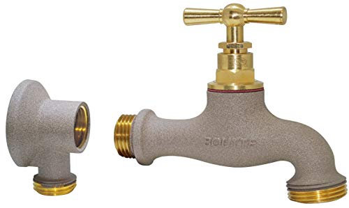 Boutté Kit Robinet de jardin et applique, Marron Sable