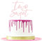 LOVENJOY Two Sweet Cake Topper Rose Gold Acryl Tortenaufsatz für Süßes Mädchen 2. Geburtstag Kuchendeko, Geschenkkarton