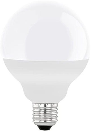 EGLO E27 G95 LED Leuchtmittel 1055lm 12W 360° 3000K warmweiss opal 95x137mm, Warmweiß