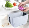 BanYakong Poubelle noire à suspendre de 3 L, matériau en silicone, non toxique, durable, pliable, économise de l'espace, installation facile, suspendue, convient pour la cuisine, le bureau, l'hôtel