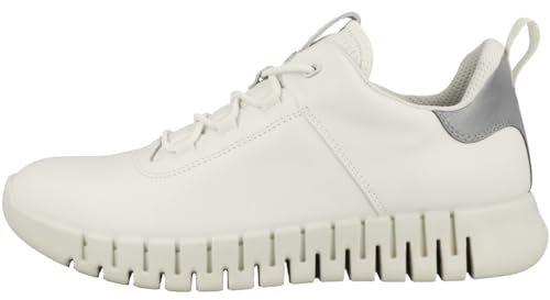 ECCO GRUUV Herren Shoe, WHITE/WHITE, 46 EU