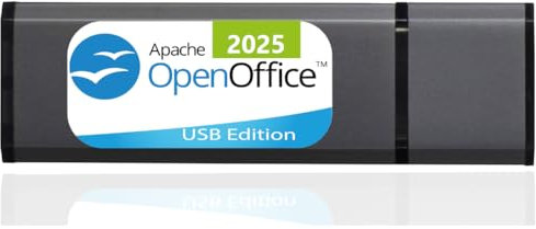 OpenOffice - 2025 USB Edition für PC/Notebook auf USB Stick