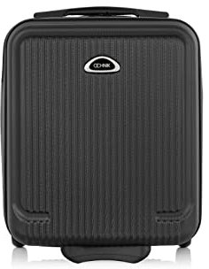 OCHNIK Kabinenkoffer | Hartschalenkoffer | Material: ABS | Farbe: Schwarz | Maße: 40 x 30 x 19 cm | Fassungsvermögen: 20 Liter | 2 Räder | Hohe Qualität