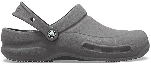 Crocs Unisex Adulto Bistro Work Graphic Clog Zueco, Black/Reflective, 37/38 EU