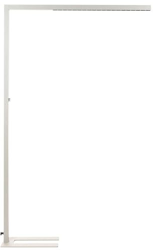 LED-Stehlampe Metall silber 194 cm mit Regler dimmbar modern Sagitta