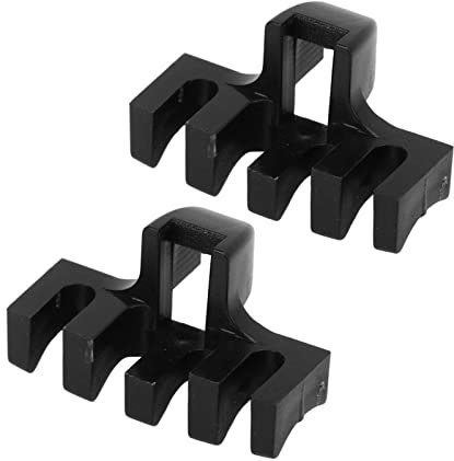 TOPINCN Badmintonschläger Lastverteiler, 2 Stück Badmintonschläger Lastverteiler Adapter Druckverteilung für Spreizwerkzeug (Schwarz)