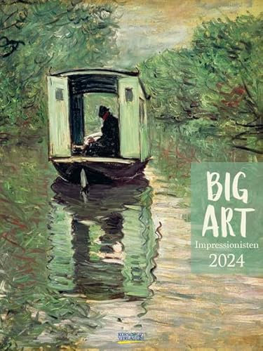 Big Art Impressionisten - Kalender 2024 - Gallery-Format - Korsch-Verlag - Kunstkalender - 48 cm x 64 cm