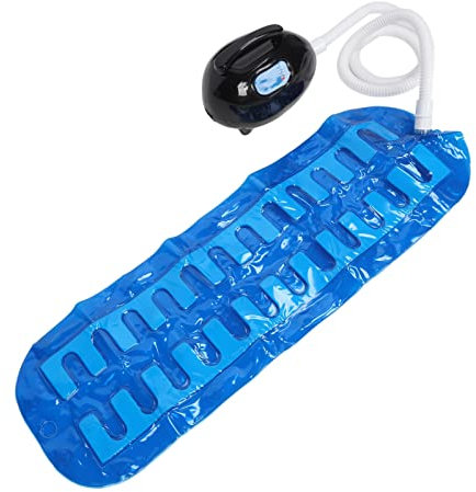 Jiawu Tapis de Massage à Bulles pour Baignoire électrique, Baignoire étanche, Spa de Massage, Bain Bouillonnant Portable pour Tout Le Corps, Fond à Ventouse Antidérapant avec (Prise UE