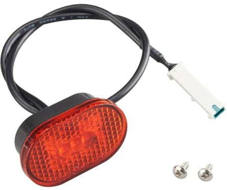 aibiku Lámpara trasera para Xiaomi Xiaomi 1S, Essential, Pro 2, Mi 3 Scooter - Accesorio de repuesto para scooter