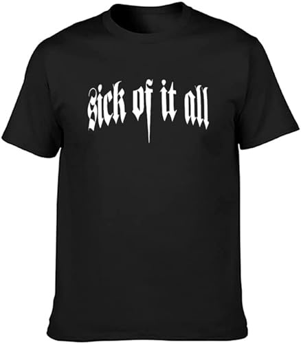 Sick of It All T-Shirt Men's Black Tee Size XL