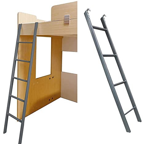 Bettleitern für Hochbetten, Metall-Hochleistungs-Etagenbettleitern/verstellbare Aufstiegsleitern, Heimcamper-Bettseitenleiter (Farbe: Farbe 3, Größe: Länge 1,6 m/63 Zoll)