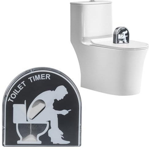 JuWangYing 5 Minuten Toilette Sanduhr Timer, Kreative Stundenglas Sand Toilette Sanduhr Timer, lustige Geschenke für Männer, Papa, Ehemann, Vatertag, Geburtstags Gag