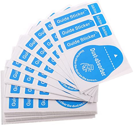 TINEASUR 200stücke Staubentferner Aufkleber Für LCD Bildschirme Staubabsorber Aufkleber Für Elektronik Geräte Mikrofaser Bildschirmreiniger Zum Entfernen Von Fingerabdrücken Und Flecken