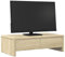 Tidyard Monitorständer mit Schubladen Schreibtischaufsatz Monitorerhöhung Bildschirm PC Regal Bildschirmerhöhung Geeignet für 2 Monitore Sonoma-Eiche 50x27x15 cm