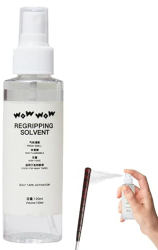 Grip Solvent per mazza da golf – Solvente professionale per impugnatura da golf, soluzione solvente | Solvente per il golf di regolazione rapida e semplice delle mazze da golf