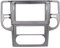 RASTKY 10.1 Inch Double Din Radio Stereo Fascia Panel Frame Dash Bezel with ABS Material for X-Trail T30 2003-2007, Gray (With power cord)