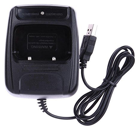 GAOHOU USB Walkie Talkie Akku Ladegerät USB Ladestation Ladestation Kompatibel für Baofeng BF- 888S Retevis H777 Walkie-Talkie