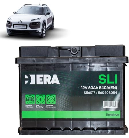 Batteria 60Ah per Citroen C4 Cactus 1.5 BlueHDi gasolio 2014+