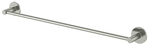 Lenz Badetuchhalter NOA in Nickel, Länge 60 cm – Für große Duschhandtücher