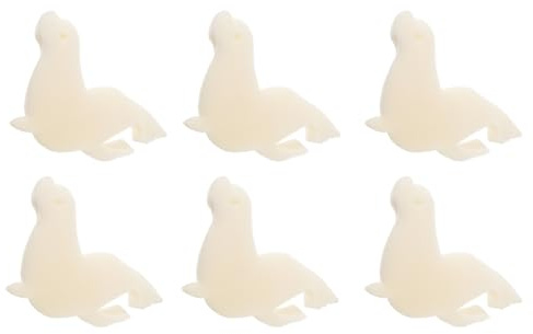 ELAYARD Swimming Pool Oil Removing Sponge 6Pcs Sea Lion Shape Cleaning Sponges for Spa and Hot Tub Filters