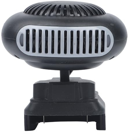 Chauffage de voiture USB nu, dégivreur à chauffage rapide avec design anti-basculement pour pare-brise de camion, SUV, chauffe-espace portable en métal gris (A)
