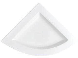 Villeroy & Boch, NewWave, Assiette plate triangulaire, 22 x 22 cm, Premium Porcelain, White