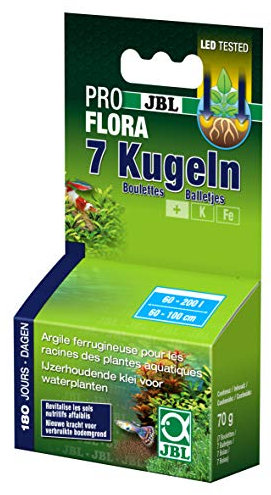 JBL 2011081 Les boulettes d'engrais alimentaire pour plantes aquatiques - 67 g (Modèle aléatoire) - Boîte de 7 Pieces