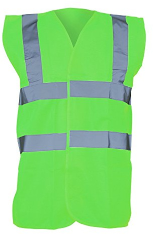 Yoko Unisex-Warnweste Gr. XXX-Large, lime