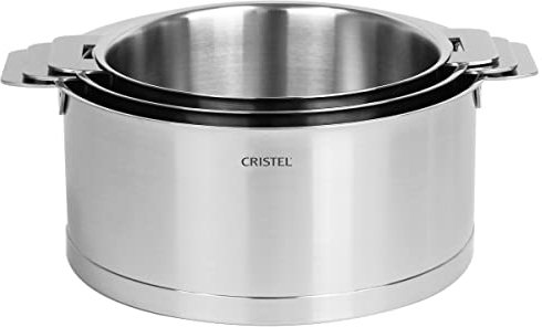 Cristel | Série De 3 Casseroles Inox Strate Amovible