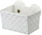 WENKO 20383100 Static-Loc Aufbewahrungskorb Fermo, Befestigen ohne Bohren, PP-Geflecht, 20,5 x 14,5 x 14 cm, weiß
