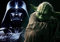 2 STAR WARS - darth vader - yoda - Klassiker Film - A3 Film movie Poster - Druck - Bild - art