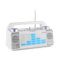 iDance Enceinte Portable 50W à LEDs Bleu AUX/FM/USB/Fader/Mixer/BT XD2