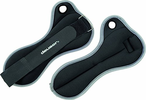 Deuser Original Gewichtsmanschetten Hand 0,5 kg / One Size für Damen & Herren / Gefüllt mit Sand / Weight Cuffs, Armgewichte, für Handgelenk / Für Yoga, Pilates, Sport, Aerobic, Walking, Fitness